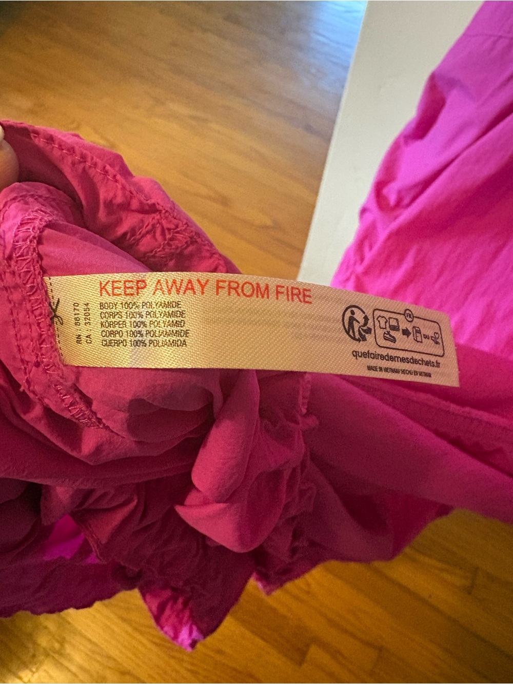 Anthropologie Daily Practice Bright Orchid (Pink) 1X Free Fall Dress - Picture 5 of 5